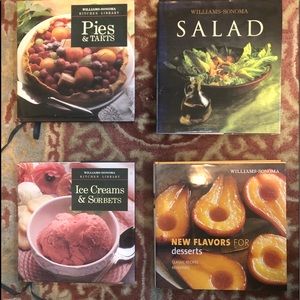 4 Williams Sonoma cookbooks